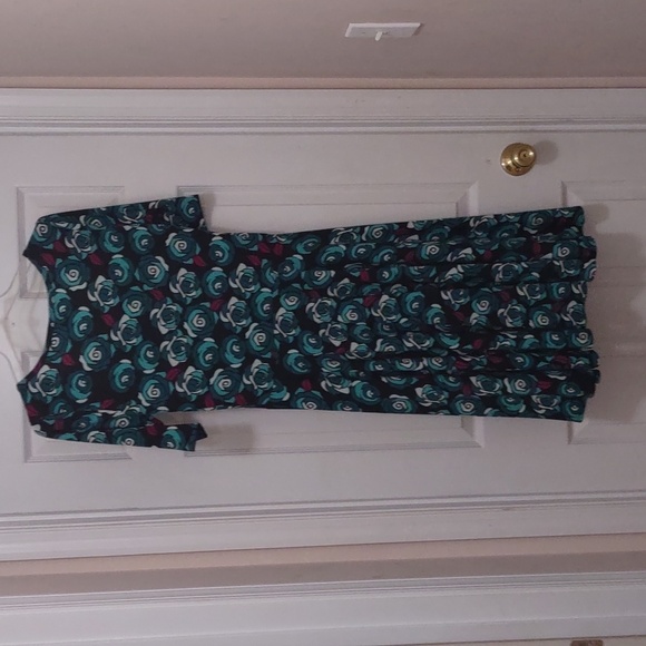 LulaRoe Floral Dress Size L - Picture 3 of 5